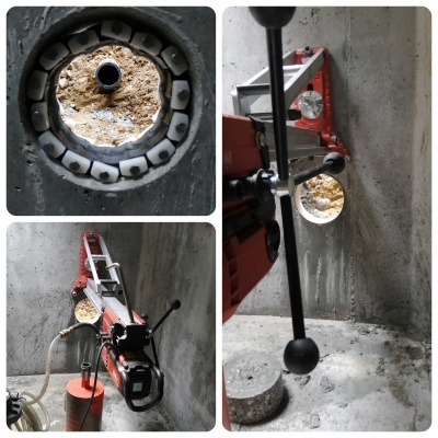 Hilti DD250przejscie szczelne